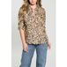 GUESS Eco Enora Shir Cheetah Skin Print Taille: XL