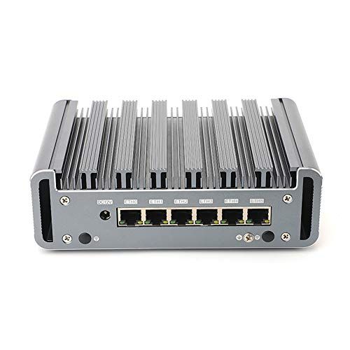 HSIPC Panda HSIPC 11e generatie i5 1135G7 Firewall Micro Appliance, Mini PC, Nano PC, Router PC (32G 512G) met 6 RJ45, AES-NI, 2.5GBE, HDMI USB 3.0 console, compatibel met Psense OPNsense