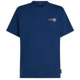 O'NEILL Chemise 'Essentials' bleu foncé / gris / rouge clair / blanc