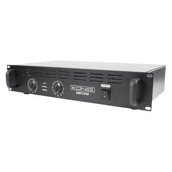 König PA-AMP2400-KN - Audio Versterker - Zwart