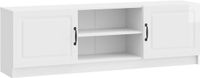 vidaXL TV-kast Hoogglans Wit 150 x 31 x 47 cm Bewerkt hout