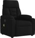 Fauteuil de massage tissu réglable noir