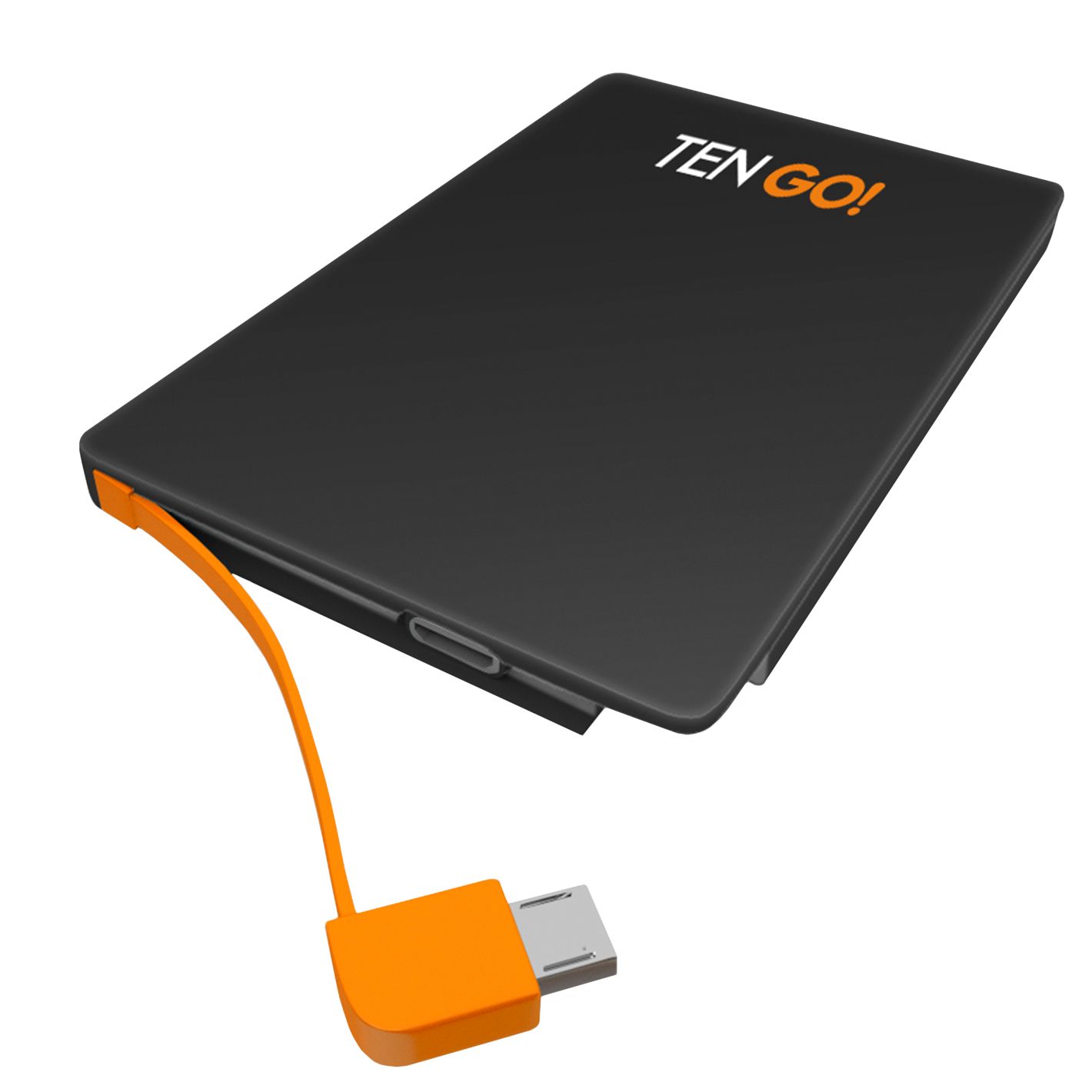 TenGO RT3101BT Powerbank 2600mAh Zwart/Oranje