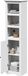 Maison Exclusive Armoire de salle de bain exclusive - Modèle BODO, blanc, 44 x 30 x 160 cm