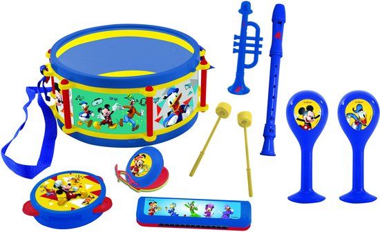 LEXIBOOK Mickey Mouse Muziekset 7 stuks