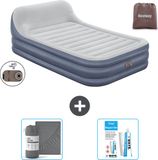 Bestway Luchtbed - 2-Persoons - 152 x 226 x 46 cm - Blauw - Inclusief Pomp