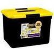 GREAT PLASTIC TOOLBOX ASA 30 Liter zwart RVS