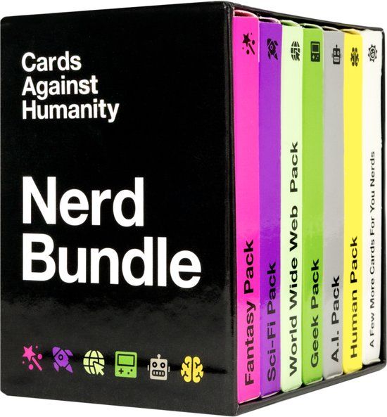 Cards Against Humanity Nerd Bundle - 6 Themed Packs + 10 All-new Cards