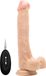 Realrock – Realistische Dildo met Vibratie en Afstandsbediening met Balzak en Aders 20 cm - beigeig