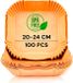 edihome, airfryer bakpapier, 100 stuks, 20-24 cm, BPA-vrij