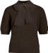 Vila Trui Viitza O-neck 2/4 Bow Knit Top/bfs 14116072 Coffee Bean Dames Maat - XL