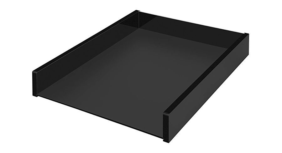 Wedo 63 8001 - Brievenbakje - Zwart - Acryl