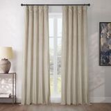 HPD Half Price Drapes Heritage pluche fluwelen gordijnen 305 cm lange kamer verduisterende gordijnen voor slaapkamer en woonkamer 127 x 305 cm (b x l), (1 paneel), macchiato beige