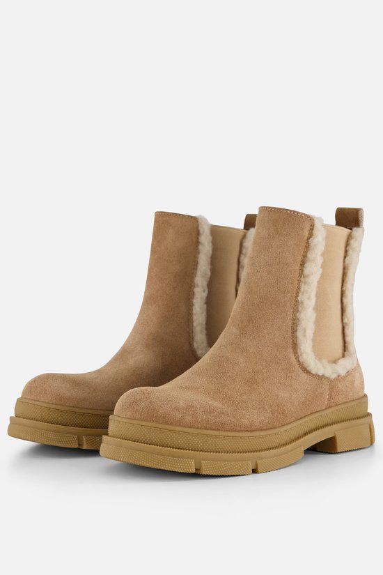 Muyters Chelsea boots cognac Suede - Maat 34 - Kinderschoenen