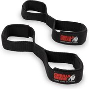 Gorilla Wear - Figure 8 Lifting Straps - Zwart - S/M