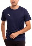 PUMA teamRISE Sportshirt Heren Blauw Polyester Korte Mouw M