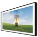 Afbeelding met houten frame, zwart gelakt, met LED-verlichting