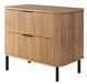 3xE living meuble sous vasque sur pieds, 80 cm, chêne craft, pieds noirs