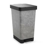 TATAY Dweilemmer Spider met Afmetingen 34x28,5x30,5cm en Polypropyleen | BPA-Vrij Materiaal | Gemaakt in Spanje | Solide Bouw | Handige Details | Heldere Functie | Betrouwbare Productwerking, Grijs