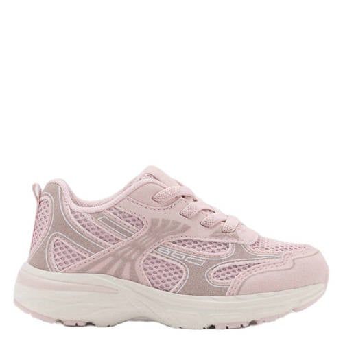 Mango Kids sneakers - lichtroze Meisjes Polyurethaan - maat 23(14,2cm) - glitter