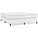vidaXL Boxspringbed met matras, kunstleer, wit, 160x200 cm