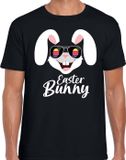 Bellatio Decorations Shoppartners Bv Easter bunny / Paashaas t-shirt / shirt - zwart - heren - Foute kleding / outfit Pasen XXL