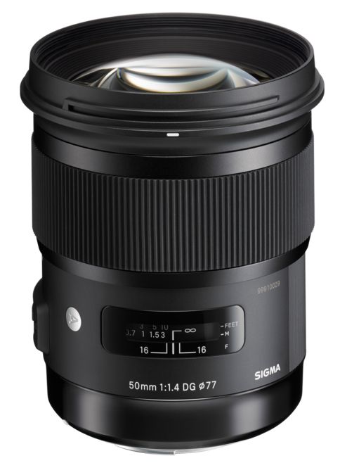 Sigma 50mm f/1.4 DG HSM Art Lens for Nikon F-mount - Black