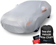 EzyShade 10-laags waterdichte autohoes. Zie voertuigmaattabel voor nauwkeurige pasvorm. Alle weersomstandigheden volledige buitenhoezen Sedan Hatch Coupe. Zon UV Regen Sneeuw Windbescherming. Maat A4