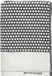 Mette Ditmer Serviette 50x100 cm Coton Blanc/Noir