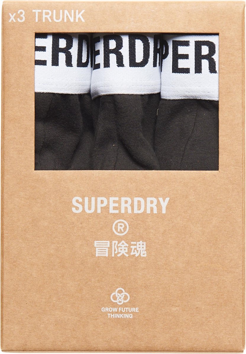 Superdry Heren Boxer Trunk Triple Pack - Maat S