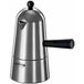 Lavazza ILSA Carmencita Classic Espresso koffiezetapparaat, aluminium, zwart handvat en knop, inhoud 35 cl, kopjes 6