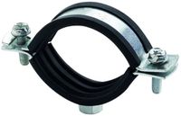 Index Buisklem 18 mm open verzinkt met EPDM inlage en M8 aansluiting 50 stuks