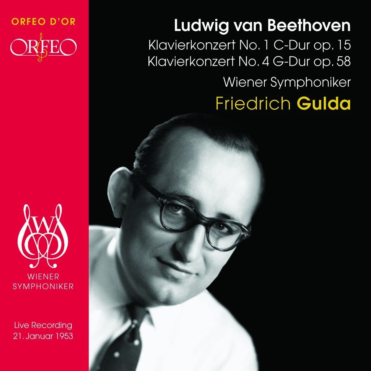 Outhere Wiener Symphoniker, Friedrich Gulda - Beethoven: Klavierkonzert No. 1 C-Dur Op. 15, Klavierkonzert No. 4 G-Dur Op. 58 (CD)