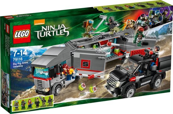 lego Turtles Big Rig Sneeuwontsnapping - 79116