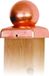 Intergard Paalornament bol koper 91x91mm