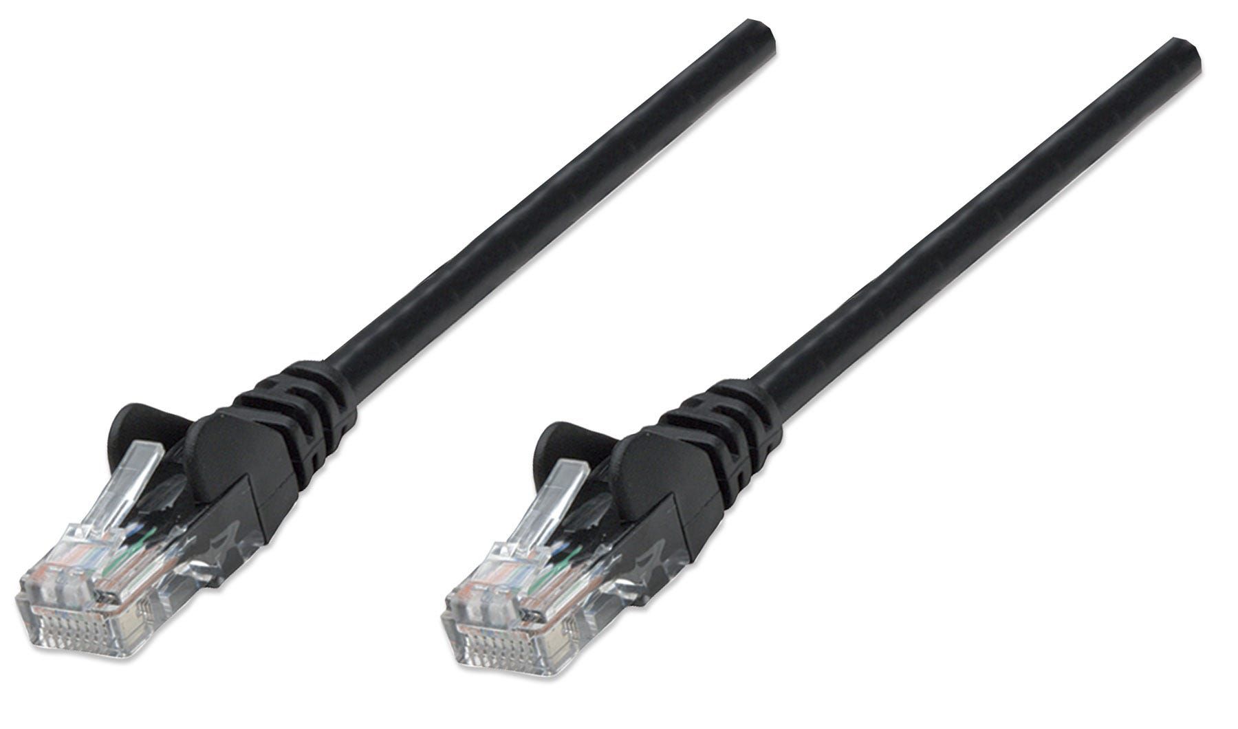 Intellinet Network Patch Cable, Cat5e, 1m, Black