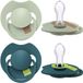 Difrax LOVI Fopspeen Dynamisch - Prime - 6 tot 18 Maanden - Lichtgroen & Groen - 2 Stuks