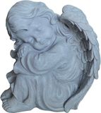 Relaxdays Grafengel - 24 cm - Steengrijs
