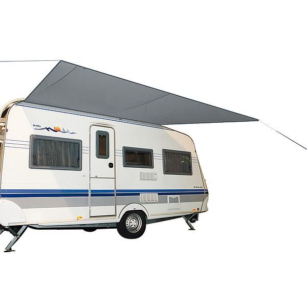 Bo-Camp Caravanluifel - Grijs - 350 x 240 cm - Polyester