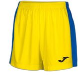 Joma Dames maxi shorts geel/royaliteitsblauw XS