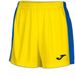 Joma Dames maxi shorts geel/royaliteitsblauw XS