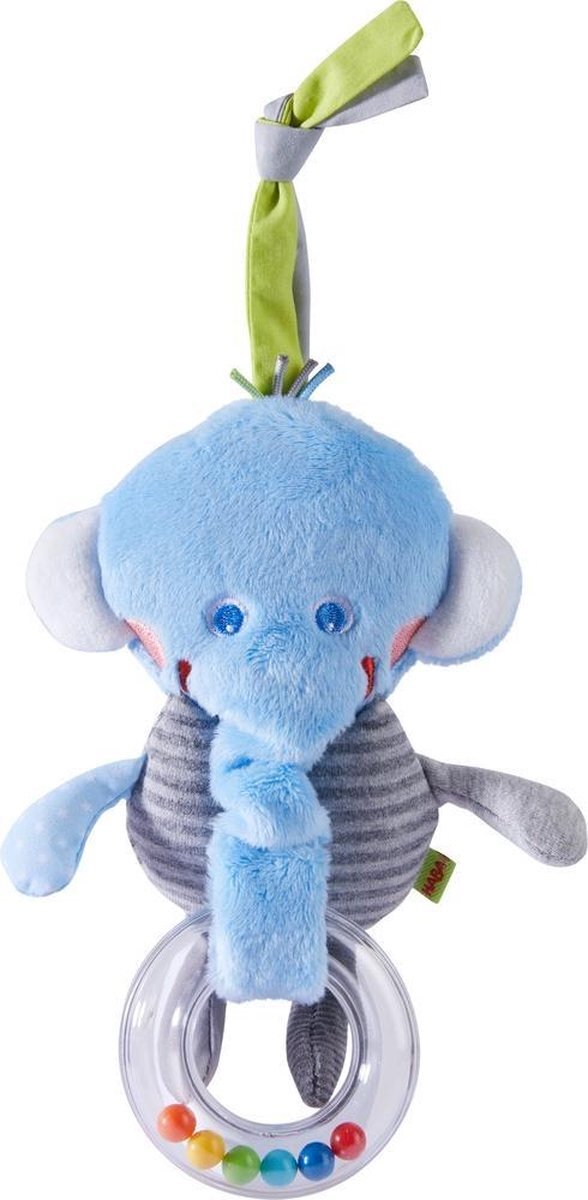 Haba hangfiguur Olifant 30 x 10,5 cm katoen/polyester blauw blauw