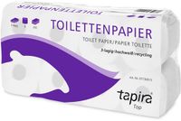 Tapira toiletpapier 3-laags hochwit, 8 rollen
