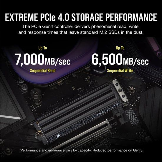 Corsair MP600 ELITE 2 TB M.2 PCI Express 4.0 NVMe 3D TLC