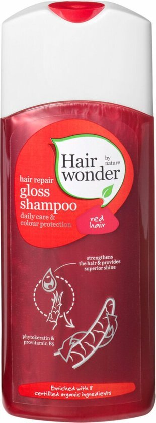 Hairwonder Gloss Shampoo Rood 200ml