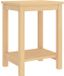 vidaXL Table de chevet 35x30x47 cm pin massif naturel