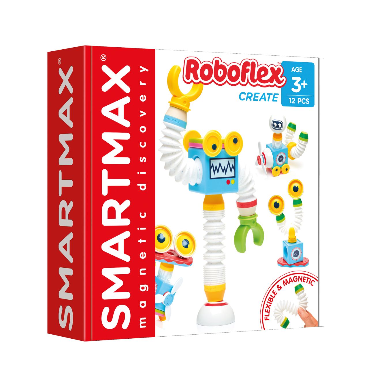SmartMax Roboflex Medium - Magnetisch constructiespeelgoed - 3+ jaar