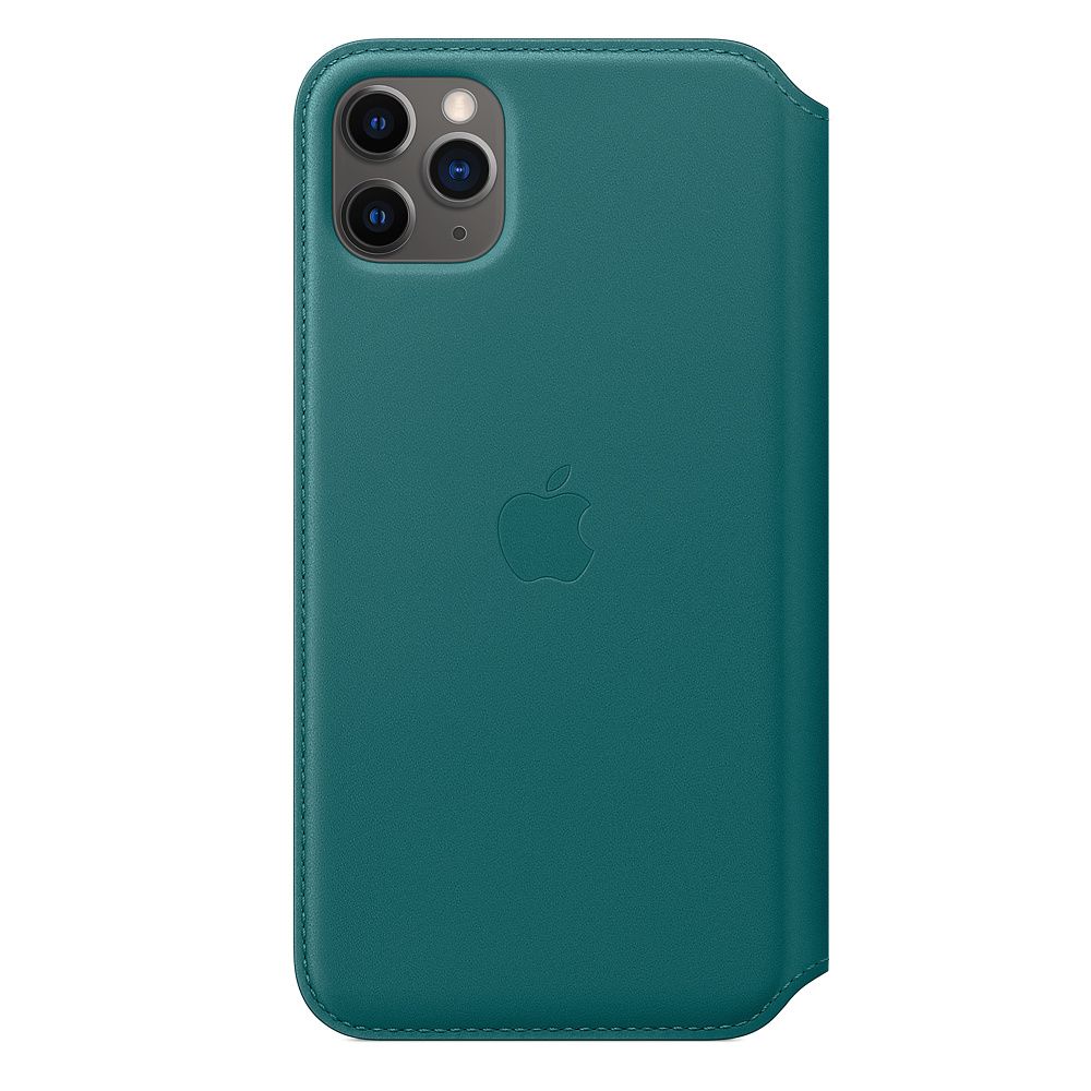 Apple MY1Q2ZM/A iPhone 11 Pro Max Leather Case Groen