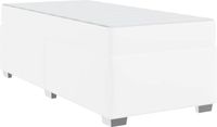 vidaXL Bedframe Wit 100 x 200 cm PVC