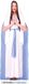 Guirca Maria Kostuum Dames Blauw/Wit - Maat XL